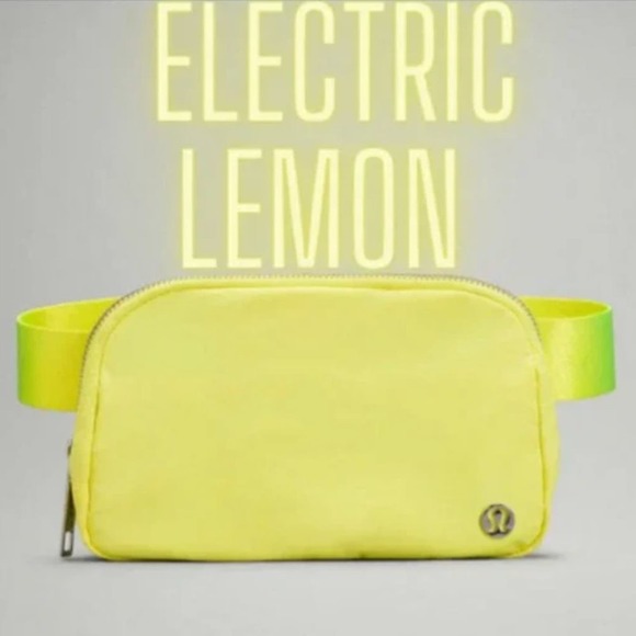 lululemon athletica Handbags - NWT OG Electric Lemon lululemon Everywhere Belt Bag EBB 1L
